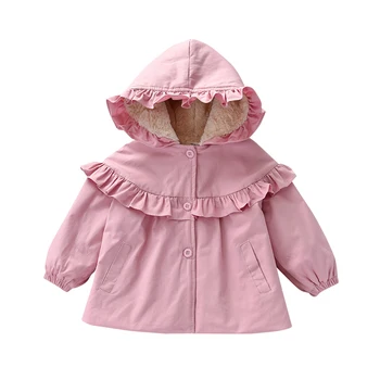 Бархатная куртка для девочек, Детская толстовка с длинными рукавами, Детская куртка, толстый кардиган, хлопковая куртка, детская зимняя однотонная одежда 2021