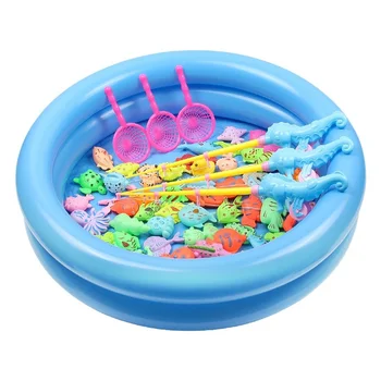 Детские магнитные игрушки для рыбалки для мальчиков и девочек, набор для бассейна, игры на открытом воздухе, водные детские игрушки, подарок для детей