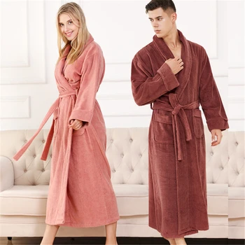 Пижама в японском стиле, халат-кимоно, хлопковый халат, материал для полотенец, осень-зима, утолщение, пара, женский халат yukata star hotel, женский халат