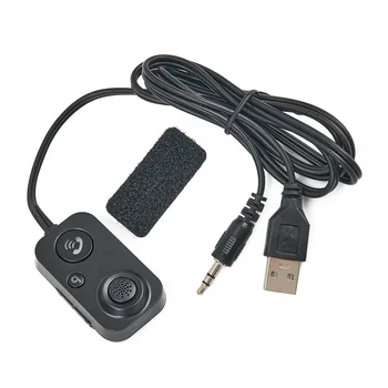 1 Шт. Автомобильный Bluetooth-совместимый передатчик-приемник 5.1 AUX Аудио 3.5 мм Беспроводной Адаптер V5.0 + EDR Для автомобильного Динамика Универсальный