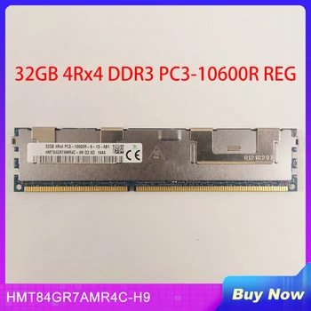 1 ШТ. Серверная память для SK Hynix RAM 32G 32GB 4Rx4 DDR3 PC3-10600R REG HMT84GR7AMR4C-H9