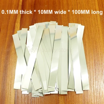 100 г/пакет 18650 никелированный стальной соединительный лист для аккумулятора высококачественный точечный свариваемый никелевый лист толщиной 0,1 мм * шириной 10 мм
