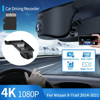 1080P Wifi Автомобильный регистратор для вождения, простой в установке автомобильный видеорегистратор, видеорегистратор Dash Camera для Nissan X-Trail XTrail Rogue T32 2014 ~ 2021