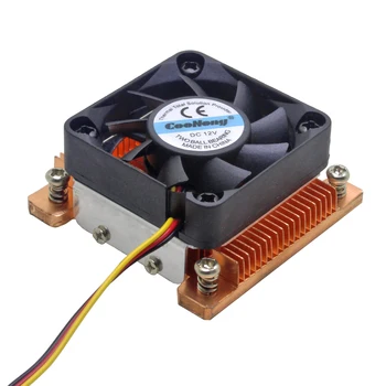 1U Серверный Процессорный Кулер С Медным Радиатором, Охлаждающий Вентилятор Для Intel Pentium M PGA 478 BGA 479, Промышленное Компьютерное Активное Охлаждение