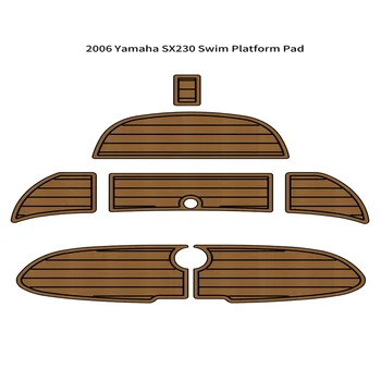 2006 & Eariler Yamaha SX230 Коврик для платформы для плавания, лодка, пенопласт EVA, коврик для пола из тикового дерева