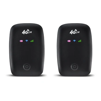 2X Мобильный Wi-Fi Маршрутизатор M3-E 4G LTE CAT4 150 Мбит/с, Подключаемая карта, Батарея 2100 мАч, Wi-Fi Маршрутизатор WD670, Европейская версия-B