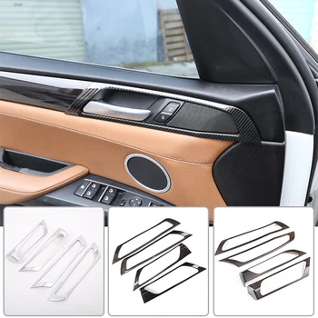 3 Цвета Для BMW X3 F25 2014-2017 ABS Пластик, Автомобильная Внутренняя Дверная Ручка, Рамка, Аксессуары Для Отделки