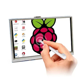 5-дюймовый сенсорный экран для Raspberry Pi, совместимый с HDMI, 5V 1A 60HZ для Raspberry Pi 3B/3B +/4B