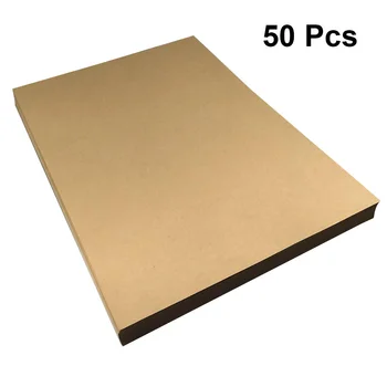 50 Листов крафт-бумаги формата 21x29 см Формата А4, Ретро-писчая бумага, Винтажная бумага для писем, канцелярские принадлежности (вес 120 г)