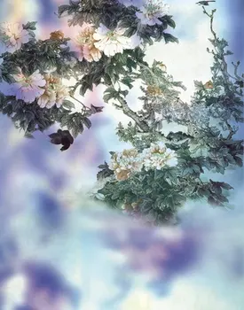 5x7ft Цветы Китайская живопись Фотографии Фонов Реквизит для Фотосъемки Студийный фон