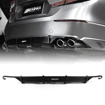 AKASAKA, диффузор заднего бампера для Honda Accord 2018 2019 2020 2021, 10-й Глянцевый черный автомобильный спойлер для багажника, Кронштейн-Разветвитель