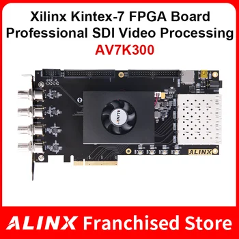 ALINX AV7K300: XILINX Kintex-7 K7 7325 XC7K325 SDI для обработки видеоизображений SFP Плата ускорителя PCIE Плата разработки FPGA
