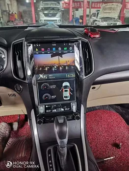 Android 11 Tesla Сенсорный экран 13,6 Дюйма Для Ford Edge 2015-2018 Автомобильный Радио Мультимедийный Плеер GPS Навигация Стерео Авторадио