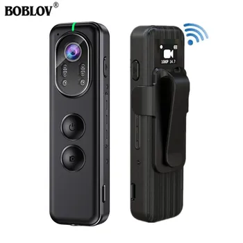 BOBLOV D1 Full 1080P Цифровая Мини-камера Видеокамера Маленькая Носимая Полицейская Камера WiFi Камера Ночного Видения Спортивный Автомобильный Видеорегистратор Рекордер