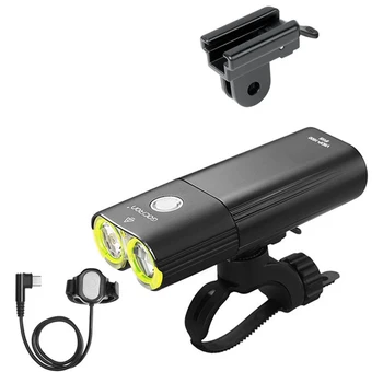 GACIRON V9DP1600, Фара для горного Велосипеда, USB, Одиночная лампа, фонарик, Мощное Оборудование Для ночной езды