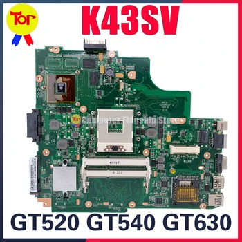 KEFU K43SV Материнская плата Для Ноутбука ASUS K43SJ K43SM K43S A43S P43SJ X43S HM65 GT520M GT540M GT630M Материнская Плата 100% Рабочая