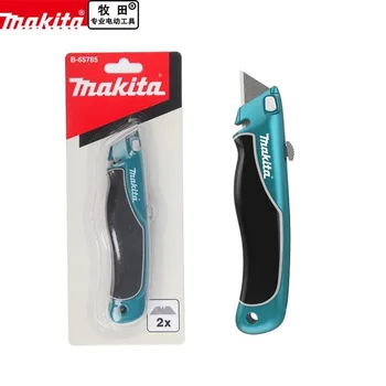 Makita B-65785 Нож Выдвижной Универсальный Нож Для Обоев Система Быстрой Смены Лезвий Резак для Распаковки Промышленный Нож