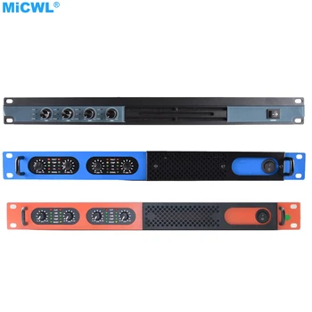 MiCWL 6400W Цифровой усилитель мощности 4 Канала 5200 Вт 2 Варианта Мощности Предусилители динамиков УСИЛИТЕЛЬ Синий Оранжевый