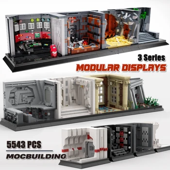 Movie Ultimate Collector Мини-модель Модульные Дисплеи Moc Building Block DIY Assembly Bricks Креативные игрушки с видом на улицу, Подарки