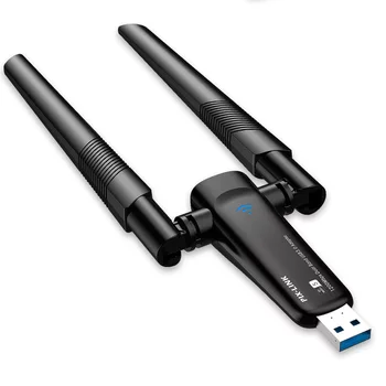 PIX-LINK AC1200 Двойные Антенны Беспроводной USB-адаптер с высоким коэффициентом усиления 2,4 G и 5G WiFi Reveiver USB 3,0 Для ПК домашнего использования LV-UAC20