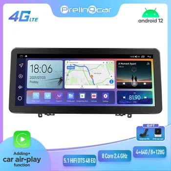Prelingcar 12,3 “Для Benz B200 2004-2012 Android 12 Автомобильный Монитор 128 Г Carplay RDS GPS Встроенный 2din Радио DVD-плеер 5.1 Hi-Fi DST