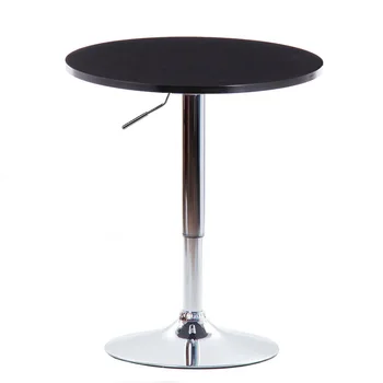 Q0182 модный барный стол домашний маленький круглый стол на высоких ножках, журнальный столик, обеденный стол для конференций, стол для переговоров, подъемный вращающийся