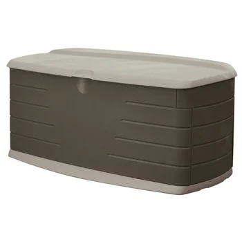Rubbermaid Outdoor Large Deck Box с сиденьем, Зеленый, 90 Галлонов 57W X 28D X 12H В Коробке для хранения Organizadores Home Organization