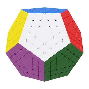 Shengshou Gigaminx Cube Без Наклеек 5x5 Додекаэдр Головоломка Скорость Куба 12 граней Megaminx Magico Cubo Игрушка Детский подарок
