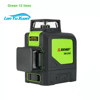 SNDWAY 3d лазерный уровень 12 линий зеленый лазерный строительный лазерный уровень Измерительные инструменты SW-333G