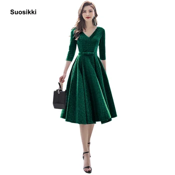 Suosikki Новое Поступление 2020, Вечерние Короткие платья для выпускного Вечера, Элегантный Жилет размера Плюс, вечернее платье для вечеринки