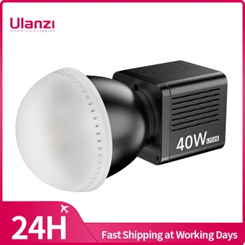 Ulanzi LT028 40 Вт COB Видео Светильник 3400 мАч CRI95 + 2500 К-6500 К Двухцветный светодиодный Видео Светильник Профессиональный Студийный Светильник для Камеры Видео