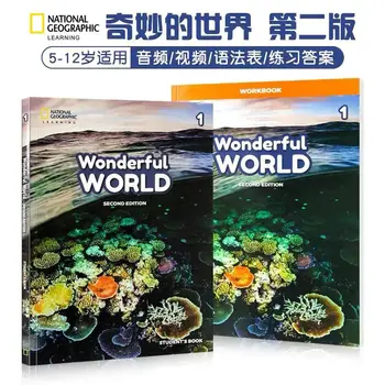 Wonderful World, второе издание Level1-6 от NGL, Учебники английского языка для американской начальной школы, учебник + рабочая тетрадь Бесплатная доставка