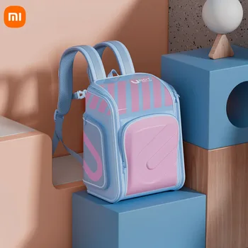 Xiaomi Новый Детский рюкзак с подвеской для снижения веса, детские сумки, легкие водонепроницаемые школьные сумки, защита шеи, Светоотражающая полоса