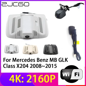 ZJCGO 4K 2160P Dash Cam Автомобильный Видеорегистратор Камера 2 Объектива Рекордер Wifi Ночного Видения для Mercedes Benz MB GLK Class X204 2008 ~ 2015