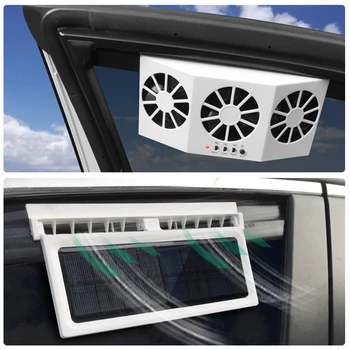 Автомобильный охладитель на солнечной энергии, Вытяжной вентилятор оконного радиатора, Автоматическое Вентиляционное отверстие, Вентилятор для вентиляции, Система охлаждения радиатора для автомобиля
