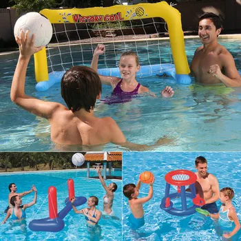 Аксессуары для бассейна на открытом воздухе Надувное кольцо для метания наконечника Игровой набор Плавающие игрушки для бассейна Пляжные развлечения Летняя водная игрушка