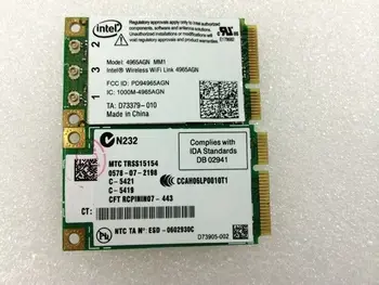 Беспроводной Wi-Fi 4965AGN Mini PCI-E Адаптер WLAN Карта 300 Мбит/с Intel для DELL PRECISION M6300 M6400 M4400 N7260 N100 N2230 N105 N135