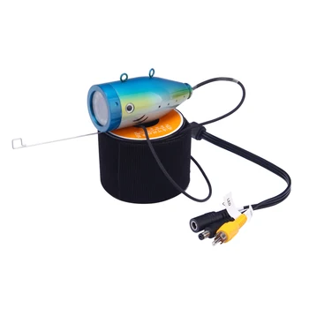 Видеокамера для подводной рыбалки F01S, 12 ИК-светодиодов, водонепроницаемый Кабельный эхолот с кабелем 15 м/30 м/50 м, камера для рыбалки