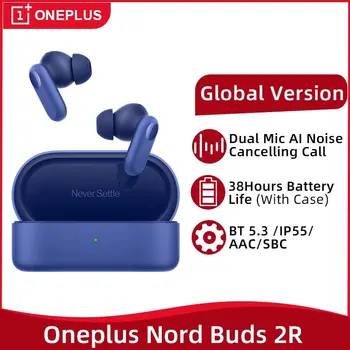 Глобальная версия OnePlus Nord Buds 2R TWS Наушники Беспроводные Bluetooth 5.3 Наушники С Двойным Микрофоном С Шумоподавлением Для Oneplus 11