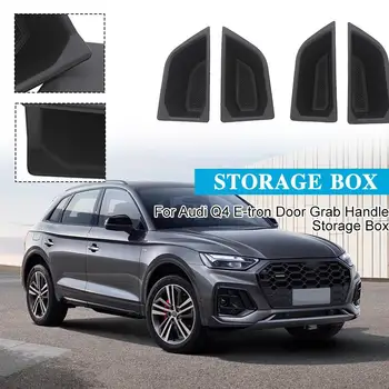 Для Audi Q4 E-tron Автомобильный Дверной Поручень Коробка Для Хранения Органайзер Консольные Аксессуары Коробка Подлокотник 2022 Авто Интерьер 2023 Cente W0C8