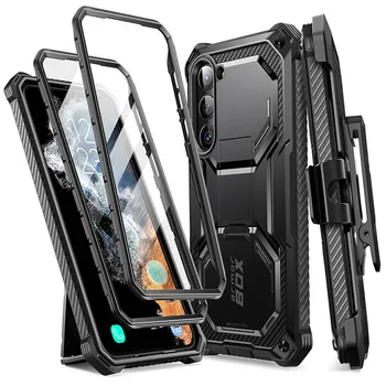 Для Samsung Galaxy S23 Case (выпуск 2023) 6,1-дюймовый полноразмерный чехол I-BLASON Armorbox со встроенной защитой экрана