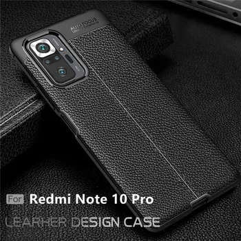 Для Чехла Xiaomi Redmi Note 10 Pro Чехол Для Redmi Note 10 Pro Саппу Мягкий Бампер из ТПУ Кожи Для Чехла Redmi Note 10 Pro