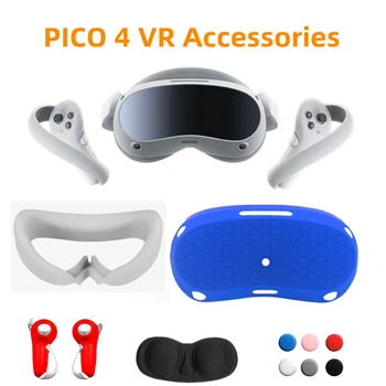 Комплект обновления Для Pico 4 VR Комплект Защитных Чехлов VR Touch Controller Shell Чехол С Ремешком Ручка-Захват Для Аксессуаров PICO 4