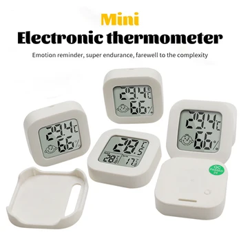 Мини-ЖК-Цифровой Термометр-Гигрометр В помещении, Электронный Измеритель температуры и Влажности, Датчик Метеостанции