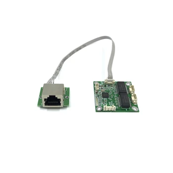 Мини-модуль PBCswitch PBC OEM-модуль mini size3Ports Сетевые коммутаторы Печатная плата mini ethernet switch module 10/100 Мбит/с OEM/ODM