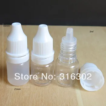 мини-прозрачная бутылка для глазных капель для домашних животных объемом 5 мл, пластиковые контейнеры для жидкости для глазных капельниц объемом 5 куб. см, 10 мл, 15 мл, 30 мл.