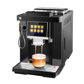 Многофункциональная кофемашина с сенсорным экраном, с одной кнопкой, Домашняя Автоматическая Итальянская Кофемолка, маленькая