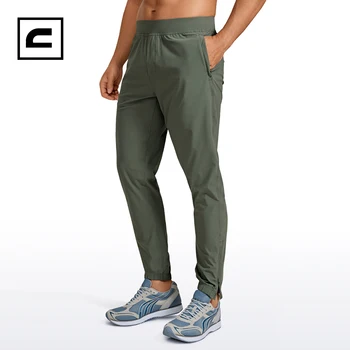 Мужские легкие брюки для бега трусцой CRZ YOGA - быстросохнущие тренировочные брюки 29 дюймов, спортивные штаны для бега в тренажерном зале с карманами на молнии