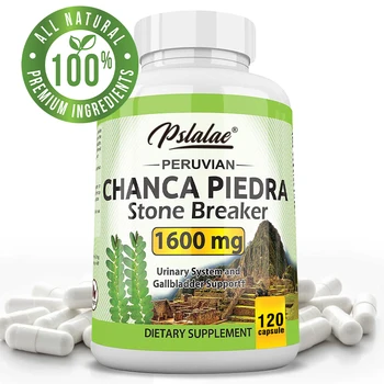 Натуральная Chanca Piedra 1600 Мг - Средство Для дробления камней в почках и Желчном пузыре, Перуанская Chanca Piedra 120 Капсул, сделано В США