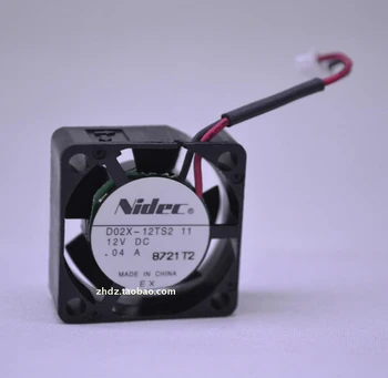 Оптовая продажа: подлинный NIDEC 2510 12V 04 0.04A 2,5 см D02X-12TS2 2-линейный вентилятор